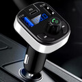 Auto Bluetooth 5.0 FM Transmitter  KFZ Radio Adapter USB C Ladegerät Handy NEU