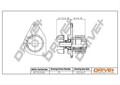 Dr!Ve+ Wasserpumpe Kühlmittelpumpe für Peugeot Citroen ab 06-> Dp2310.10.062