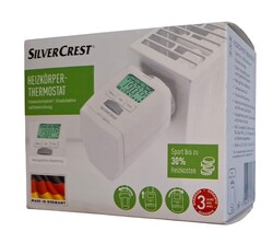 SILVERCREST Heizkörperthermostat programmierbar mit Frostschutz, Urlaubsfunktion