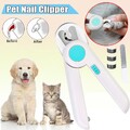 Katzen Krallenschere Hunde Krallenzange Nagelschere Nagelknipser mit LED Licht