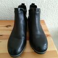 Neu Remonte Boots Stiefelette Gr 37 echt Leder schwarz NP 154€ mit Warmfutter