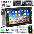 Für VW Polo 9N Golf 4 Passat B5 T5 Carplay Android14 6+128G Autoradio GPS Kamera