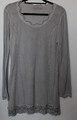 Tredy Kleid Tunika Damen Gr.40 grau Viskose L38