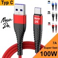 Ladekabel USB Typ C Datenkabel für Samsung Huawei Xiaomi Handy Schnellladekabel