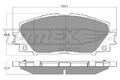 TOMEX Brakes Bremsbelagsatz, Scheibenbremse TX 19-35 für LEXUS TOYOTA