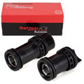 2x METZGER Kühlmittelrohr Ölfiltergehäuse für BMW E81-88 E90-93 N47 unten + oben