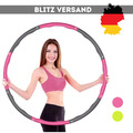 Hula Hoop Reifen - Fitness Erwachsene Hoopdance Bauchtrainer - 8 Teile