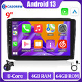 CarPlay 4+64GB Android 13 Autoradio GPS NAVI DSP Für Skoda Fabia II 2008-2013