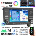 KAM+ DAB 64G Android 14 GPS BT Autoradio CarPlay Für Porsche Cayenne 9PA 2002-10