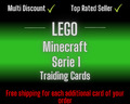 Blue Ocean LEGO Minecraft Serie 1 Trading Cards - Einzelkarten zum aussuchen