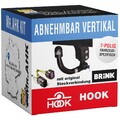 Hook Anhängerkupplung vert. abnehmbar für Dacia Jogger ab 22 + 7pol spezifisch
