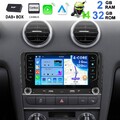 Für Audi A3 S3 RS3 8P 8V 7" Apple Carplay Android 14 Autoradio GPS RDS Navi DAB+