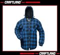 CRAFTLAND Flanell Thermohemd in Holzfäller Optik kariert mit warmen Teddy-Futter