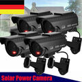 4er Set Dummy Überwachungskamera Außen Kamera Attrappe mit blinkender LED