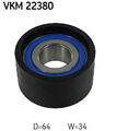 SKF (VKM 22380) Umlenk-/Führungsrolle, Zahnriemen für CITROEN FIAT IVECO
