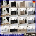 Heizungsabdeckung Heizkörperverkleidung MDF Heizkörper Abdeckung MDF 78-205 cm