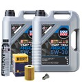 Motoröl 5W30 LIQUI MOLY 10L+HENGST Ölfilter+Cera Tec+Ölablassschraube