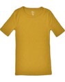 J. CREW Damen Perfect Fit T-Shirt Oberteil UK 4 XS Gelb Baumwolle AE87