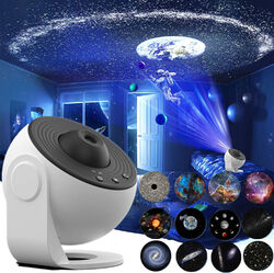 12 in 1 LED Sternenhimmel Projektor Lampe Galaxy Nebula Starry Erde Nachtlicht