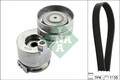 Keilrippenriemen Rippenriemen Satz für Renault Schaeffler INA 529028310 2006 -