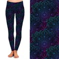 Mandala Muster Prints bedruckte Sportleggings Yoga Damen - Leggings