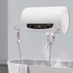 Elektro Horizontal Warmwasserspeicher Boiler + Handbrause 50/120Liter 2000W 220V