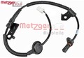 Metzger 09001001 Sensor für Raddrehzahl ABS Sensor Raddrehzahl für Hyundai 
