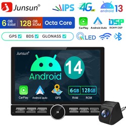 6+128GB Für VW T5 Multivan Autoradio Navi GPS Bluetooth Android 14 CarPlay SWC