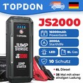 Topdon JS2000 2000A Auto KFZ Starthilfe Jump Starter Ladegerät Booster Powerbank