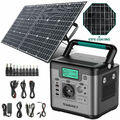 500W 1000W Solar Generator 518Wh Power Station Stromerzeuger mit 100W Solarpanel