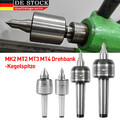 Neu Mitlaufende Körnerspitze Zentrierspitze Rollkörner Kegel Spitzen Drehbank DE