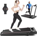 Elektrisches Laufband mit LCD-Display Fitnessgerät Heimtrainer Walking Pad 140kg