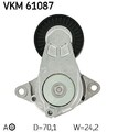 SKF Spannrolle, Keilrippenriemen  u.a. für DAIHATSU, TOYOTA