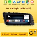 8.8" DAB+ Android 14 Autoradio Für Audi Q5 8R 2009-2016 CarPlay 8-Kern 64GB WiFI