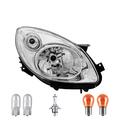 Scheinwerfer rechts Halogen H4 für Renault Twingo II inklusive Lampen