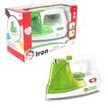Kaiming Toys Kinder Bügeleisen Weiß Grün mit Funktion Licht und Sprayer Neu