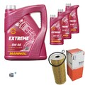 MAHLE Inspektionspaket MANNOL 8 L 5W-40 EXTREME für VW LT 28-46 II Kasten 2.5