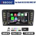Für Audi A3 8P 2003-2013 S3 Carplay DAB+ Autoradio 2+32G Android 13 GPS RDS WIFI