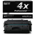 4x Eurotone PRO Patrone XXL für HP LaserJet P-3015-DN P-3015-X P-3015-N P-3015-D