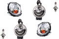 Scheinwerfer Set passend für BMW Mini R55 56 57 58 59 06- + H4 Li. Re. + Blinker