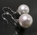 Perlenkette Perlen Armband Ohrringe Muschelkernperlen Schmuck Set Hochzeit VS7#