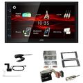 JVC Bluetooth 2DIN DAB+ Autoradio für Ford C-Max 2003-2007 schwarz