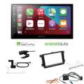Pioneer Autoradio Apple CarPlay DAB für Volkswagen VW Touran ab 2003 ohne Canbus