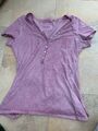 Hell violettes T-Shirt der Marke Anne L. in Größe S, 36/38
