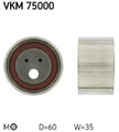 Zahnriemen-Spannrolle manuell VKM 75000 SKF für MITSUBISHI CHRYSLER DODGE