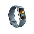 Fitbit Charge 5, Steel Blue/ Platinum Stainless Steel FB421SRBU (0810038857220)