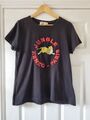 Kenzo x H&M Größe L Dschungel T-Shirt Damen schwarz Tiger bestickt 