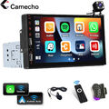 Single 1DIN 7" Autoradio Apple CarPlay/Android Auto EQ BT USB TouchScreen Kamera