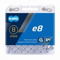 e8 Fahrradkette 1/2"-3/32" 122 Glieder 6/7/8V EPT rostfrei