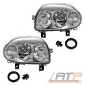2x SCHEINWERFER HAUPTSCHEINWERFER H7/HB3 LINKS+RECHTS FÜR RENAULT CLIO 2 98-01
